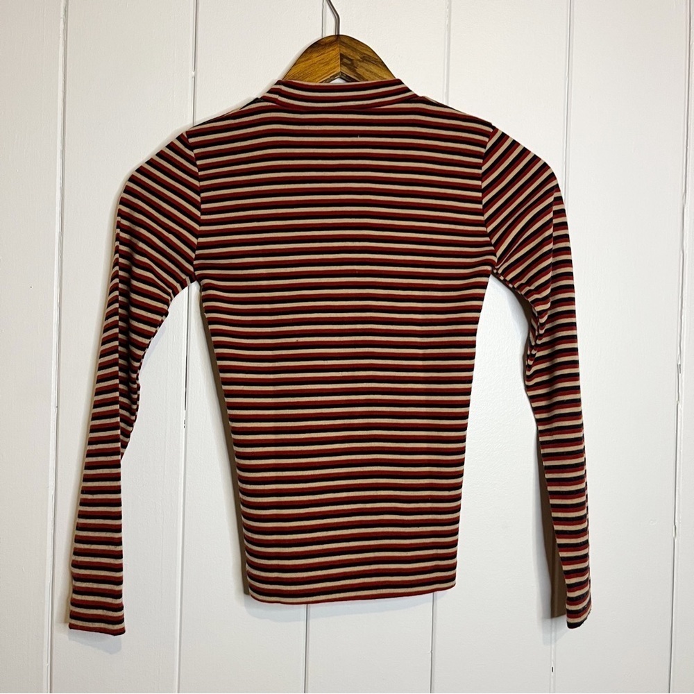 Vintage Zellers Striped Long Sleeve Top. Size 8-10. - Picture 6 of 6
